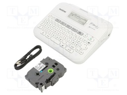 Label printer; Keypad: QWERTY; Interface: USB; 20mm/s