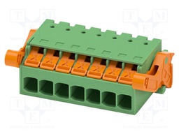 PCB connector, nominal cross section: 2.5 mm2, color: green,