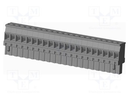 Connector: pluggable terminal block; plug; female; angled 90°