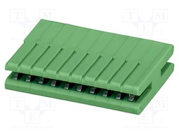 PCB connector, nominal cross section: 1 mm?, color: green, n