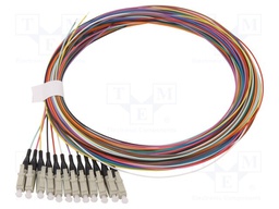 Optic fiber pigtail; OM1; LC; 2m; LSZH; Optical fiber: 62.5/125um
