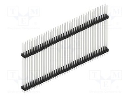 Connector: pin strips; pin header; male; PIN: 72; 2.54mm; THT; 2x36