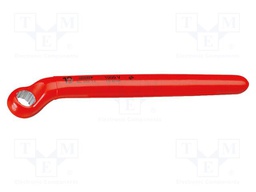 Wrench; insulated,single sided,box; 22mm; tool steel; L: 260mm