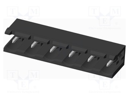 Connector: pluggable terminal block; socket; male; on PCBs