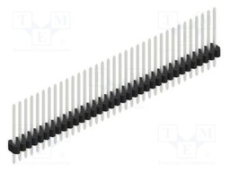 Connector: pin strips; pin header; male; PIN: 35; 1.27mm; THT; 1x35