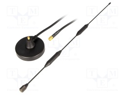 Antenna; GSM; 5dBi; linear; Mounting: magnet; 50Ω; male,SMA; Len: 3m