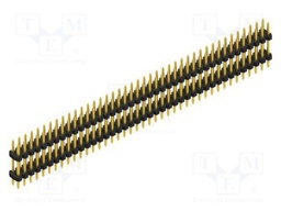 Connector: pin strips; pin header; male; PIN: 82; 2mm; THT; 2x41