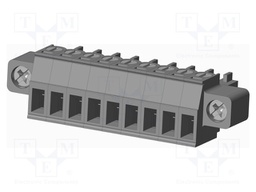 Connector: pluggable terminal block; plug; female; straight; grey