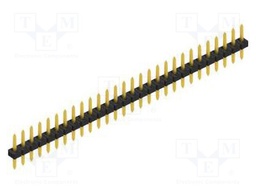 Connector: pin strips; pin header; male; PIN: 28; 2mm; THT; 1x28