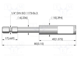 Tool: mounting tool; BIT-GKS