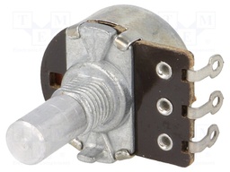 Potentiometer: shaft; single turn; 22kΩ; 200mW; ±20%; soldered; 6mm