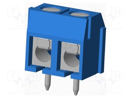 Connector: PCB terminal block; terminal; Plating: tinned; on PCBs