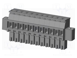 Connector: pluggable terminal block; plug; female; angled 90°