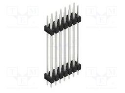 Connector: pin strips; pin header; male; PIN: 14; 2.54mm; THT; 2x7