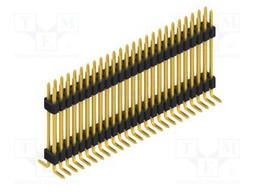 Connector: pin strips; pin header; male; PIN: 50; 1.27mm; SMT; 2x25