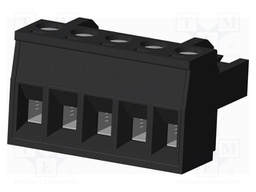 Connector: pluggable terminal block; plug; female; straight; 300V
