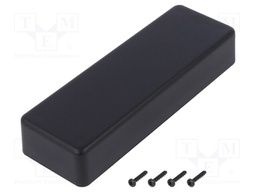 Enclosure: multipurpose; X: 52mm; Y: 153mm; Z: 28mm; SMART; ABS; black