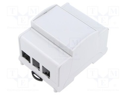 Enclosure: for computer; grey; 69mm; for DIN rail mounting