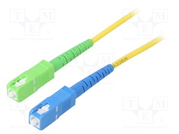 Fiber patch cord; OS2; SC/APC,SC/UPC; 30m; Optical fiber: 9/125um