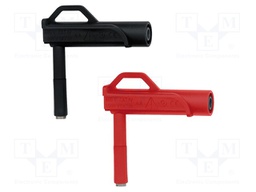 Magnetic cap; Socket size: 4mm; angled 90°