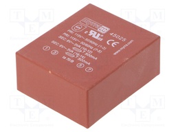 Transformer: encapsulated; 6VA; 115/230VAC; 6V; 6V; 500mA; 500mA