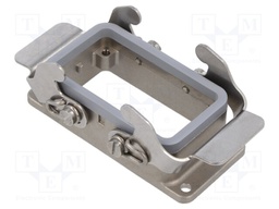 Enclosure: for HDC connectors; Han-INOX®; size 10B; IP65,IP67