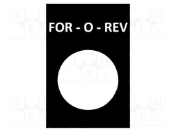 Label; control station