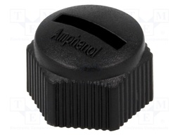 Protection cover; male M12 connectors; IP67; plastic