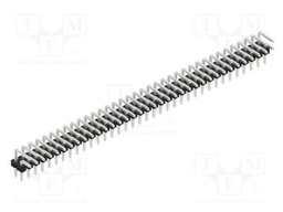 Connector: pin strips; pin header; male; PIN: 72; 2.54mm; THT; 2x36