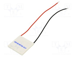 Module: Peltier; 15.4V; 8A; 40x40x3.5mm; 68.8W; Mat: ceramics; 20AWG