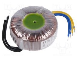 Transformer: toroidal; 100VA; 230VAC; 14V; 14V; 3.57A; 3.57A; 1.1kg