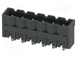 PCB headers, nominal cross section: 2.5 mm?, color: black, n