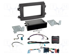 Adapter for control from steering wheel; DIN,ISO; black