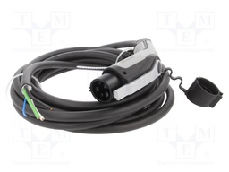 Cable: eMobility; 250V; 8kW; wires,Type 1; IP44; 7.6m; 32A; -30÷50°C