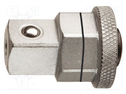 Adapter; socket spanner,box; square; 1/2"; 19mm