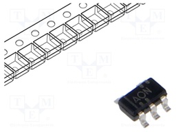 IC: operational amplifier; 95MHz; Ch: 1; SOT23-5; 2.7÷16.4VDC