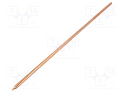Heatsink: heat pipe; round; natural; L: 400mm; copper; raw; Ø: 8mm