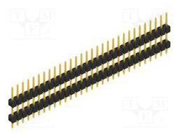 Connector: pin strips; pin header; male; PIN: 30; 2.54mm; THT; 1x30