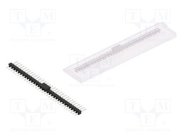 Connector: pin strips; pin header; male; PIN: 32; 2.54mm; SMT; 1x32