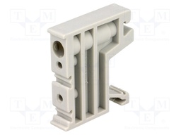 Holder; Application: ZG-G,ZUG,ZUG-G; grey; Width: 10mm; polyamide