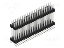 Connector: pin strips; pin header; male; PIN: 46; 1.27mm; SMT; 2x23