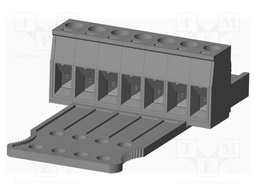 Connector: pluggable terminal block; plug; female; straight; grey