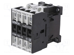 Contactor: 3-pole; Auxiliary contacts: NO; 230VAC; 18A; DIN; J7KN
