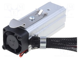 Blower heater; CIRRUS 25/2; 40W; 24VAC; 24VDC; IP20; 27x27x50mm