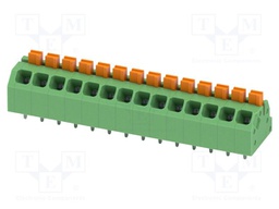 Connector: PCB terminal block; terminal; SPTAF 1; 16A; 320V; green
