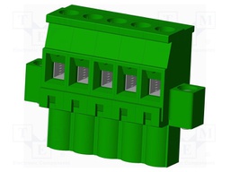 Connector: pluggable terminal block; plug; female; angled 90°