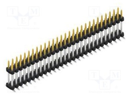 Connector: pin strips; pin header; male; PIN: 56; 2mm; SMT; 2x28