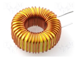Inductor: wire; THT; 100uH; 5A; 59mΩ