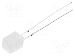 LED; square; 5x5x7mm; blue; 220÷330mcd; 140°; Front: flat; 30mA