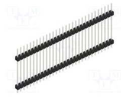 Connector: pin strips; pin header; male; PIN: 30; 2.54mm; THT; 1x30
